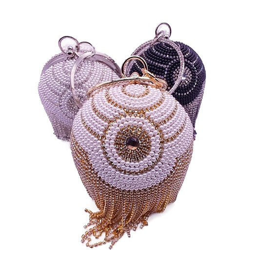 Fashion Spherical Pearl Ball Party Dress Garment Bags