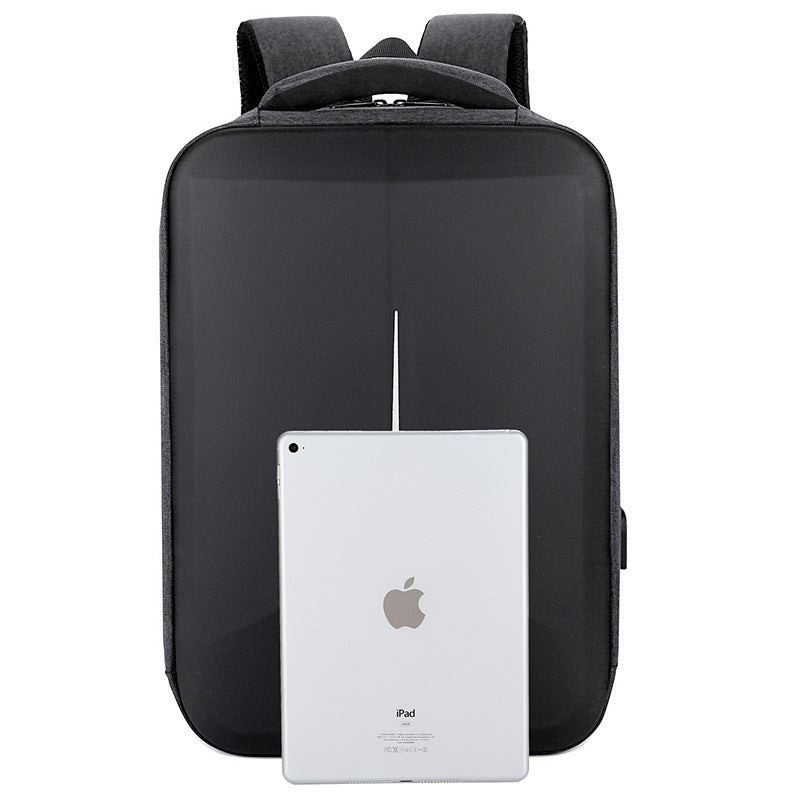 Urban Simple Shaping Leather Oxford Cloth Business Backpack