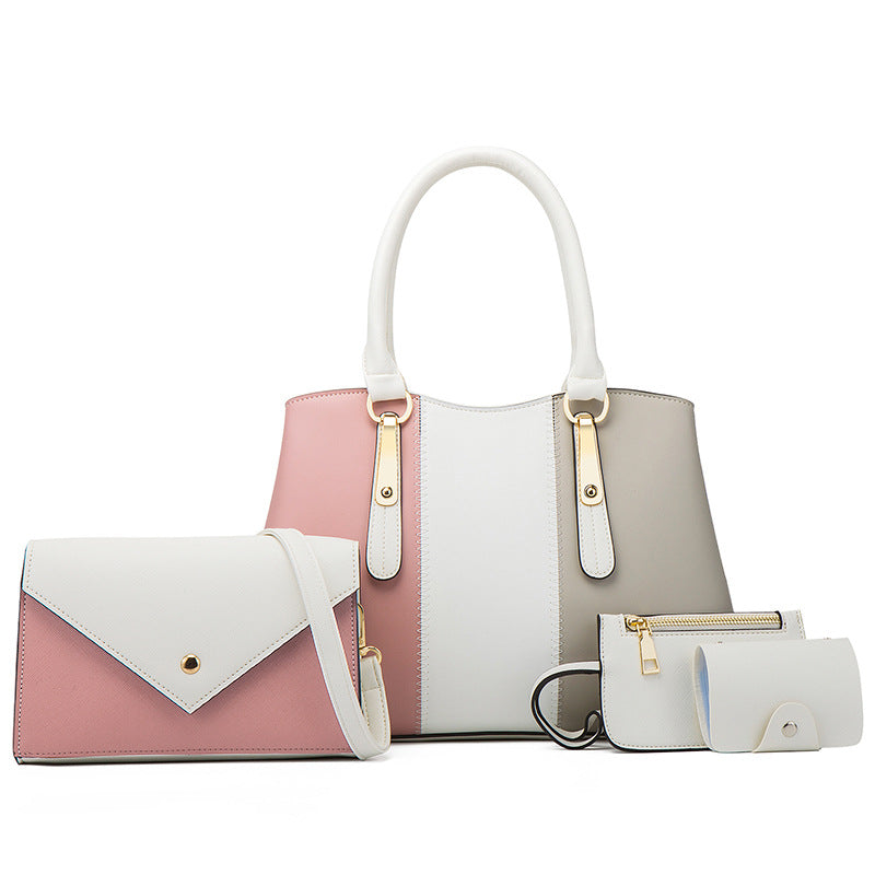 Match Sets Mother Fashion Color Contrast Women's Shoulder Bag