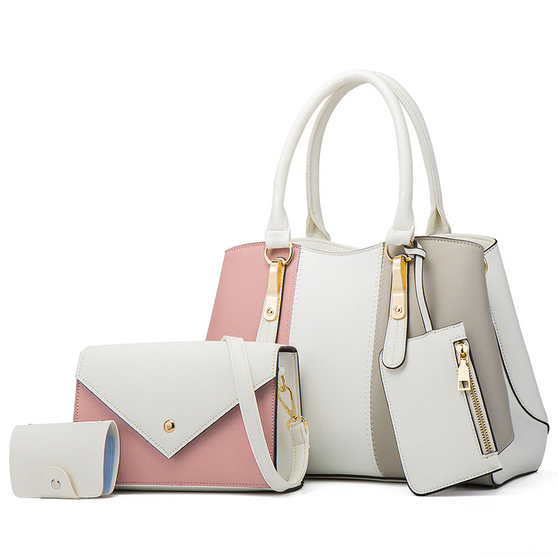 Match Sets Mother Fashion Color Contrast Women's Shoulder Bag