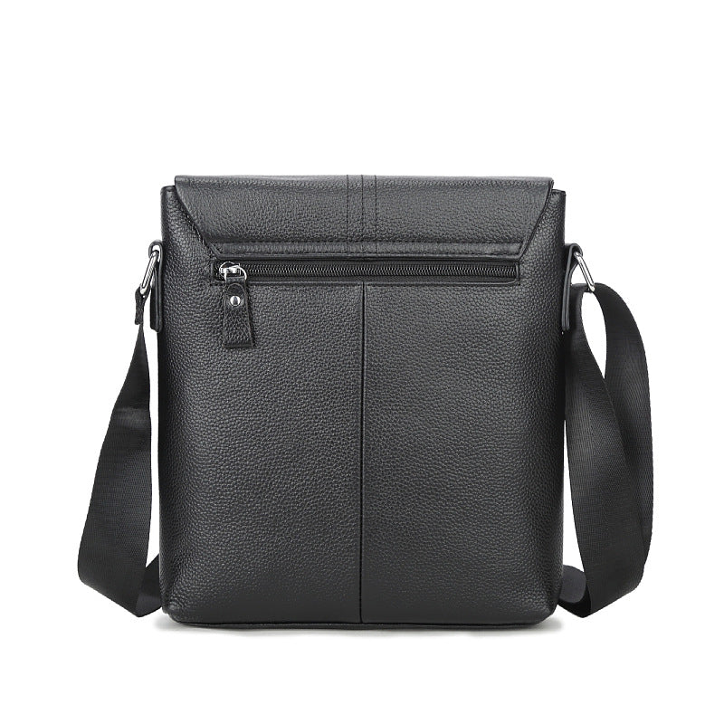Men's Korean Style Cowhide Veil Fashion Bags