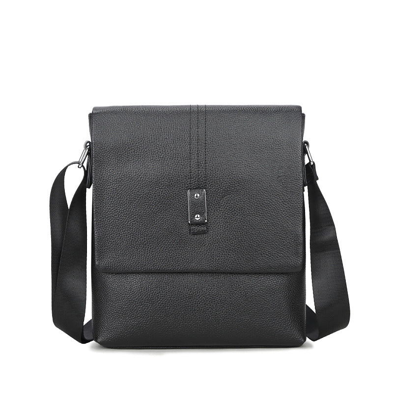 Men's Korean Style Cowhide Veil Fashion Bags