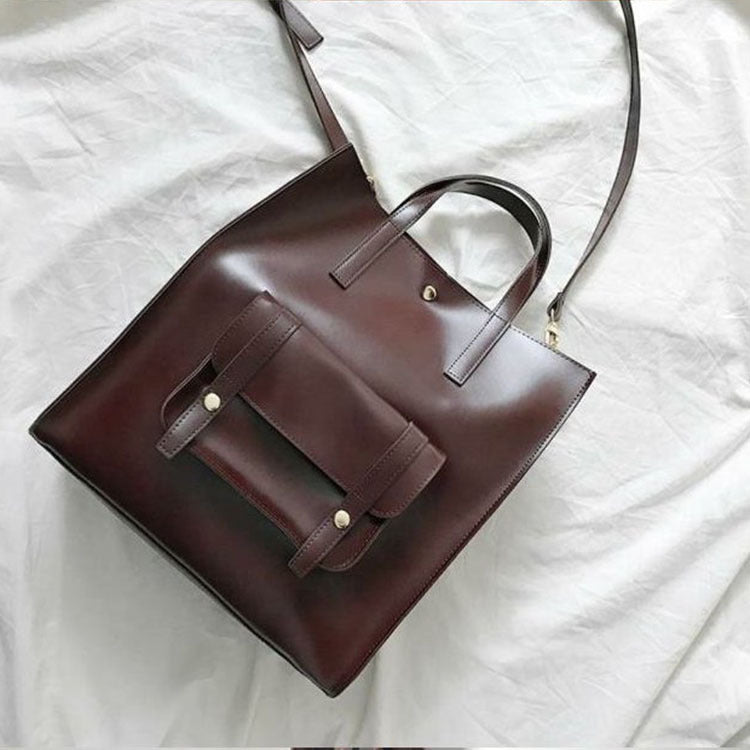 Elegant Women's Minimalist Large Capacity Trendy Shoulder Bags