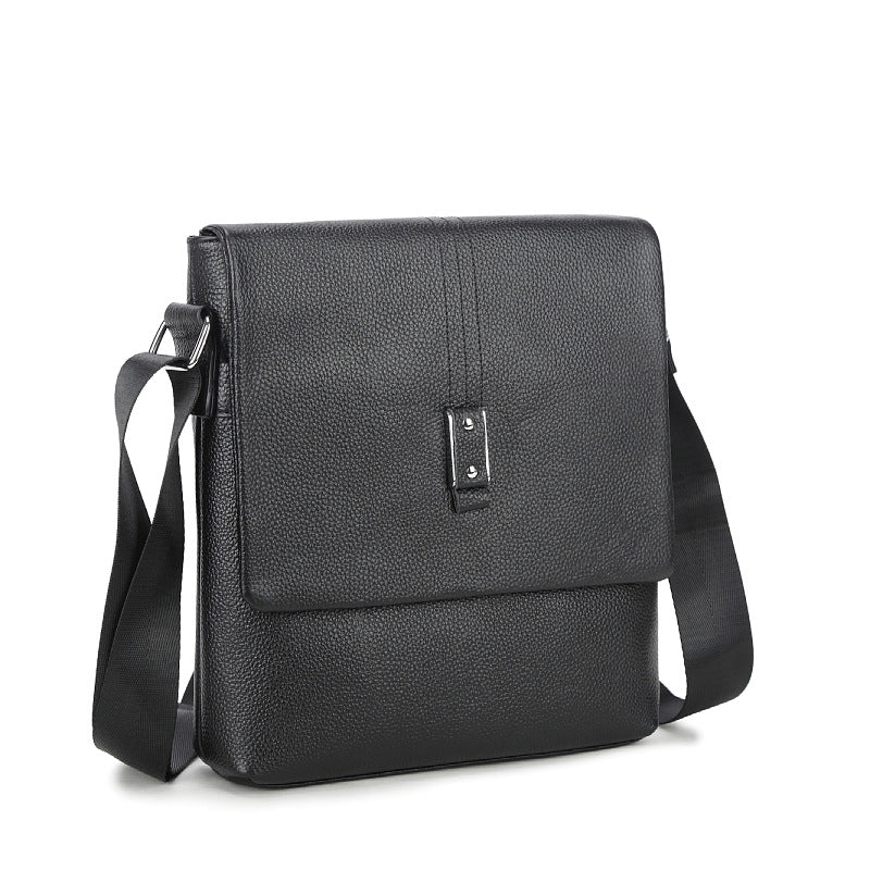 Men's Korean Style Cowhide Veil Fashion Bags