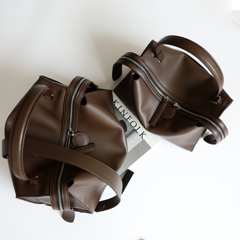 Design Big Zipper Fashion Large Capacity Bags