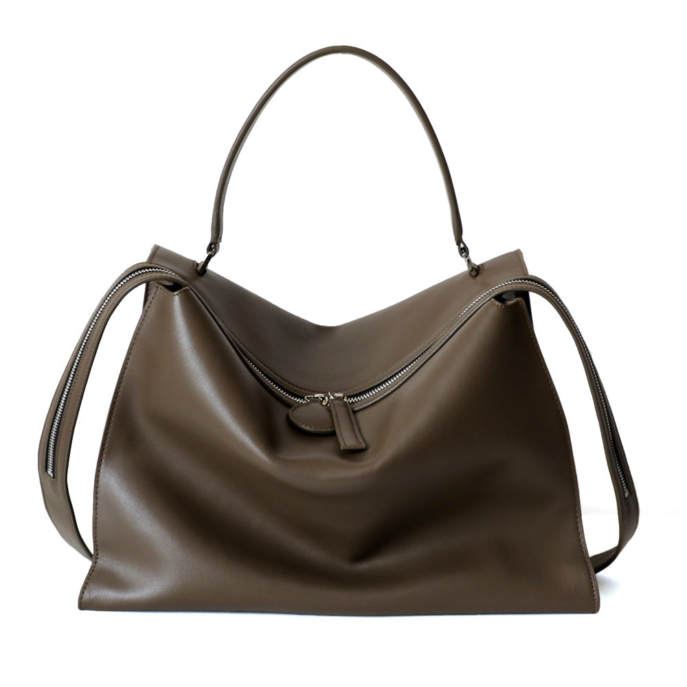 Design Big Zipper Fashion Large Capacity Bags