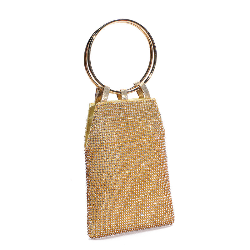 Rhinestone Diamond Dress Banquet Shiny Reflective Dinner Bag