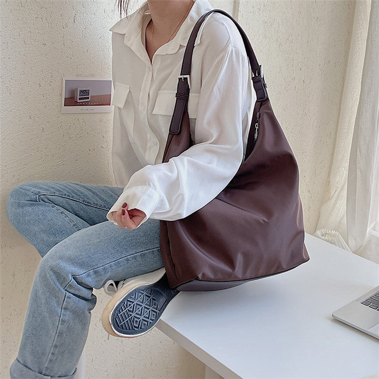 Women's Large Capacity Korean Style Nylon Fashion Women's Shoulder Bag