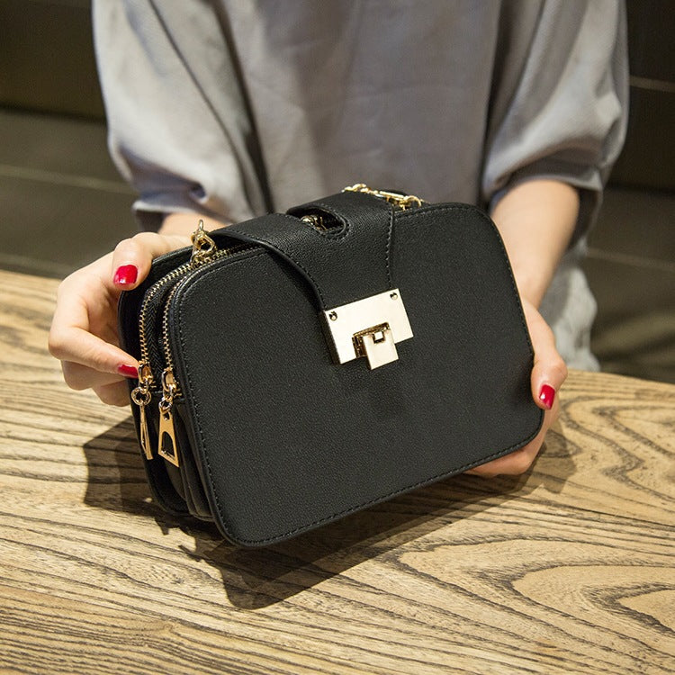 Women's Korean Clip Chain Pouch Versatile Women's Shoulder Bag