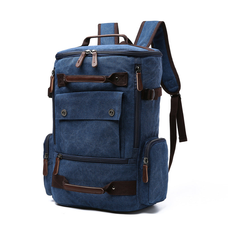 Men's Canvas Large Capacity Computer Korean Style Bags