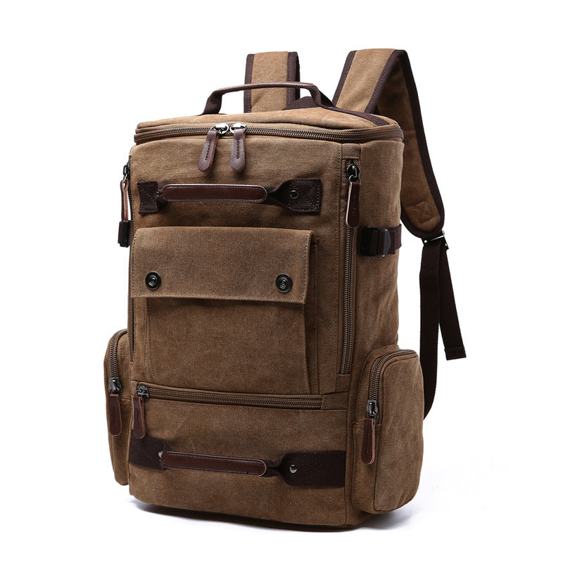 Men's Canvas Large Capacity Computer Korean Style Bags
