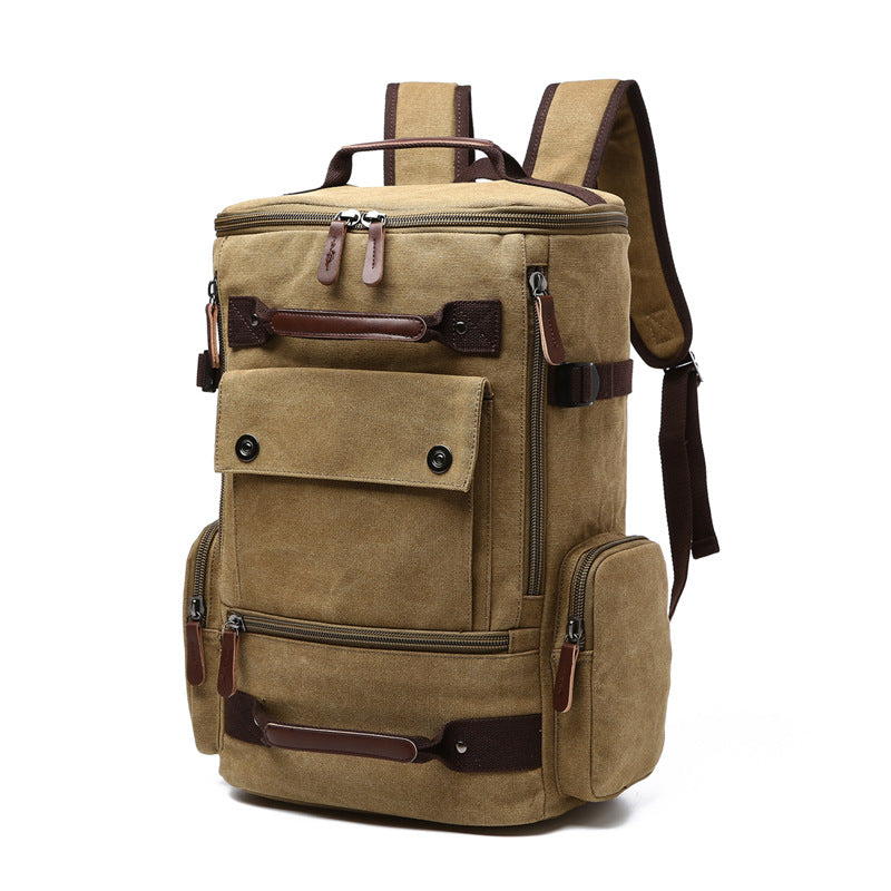 Men's Canvas Large Capacity Computer Korean Style Bags