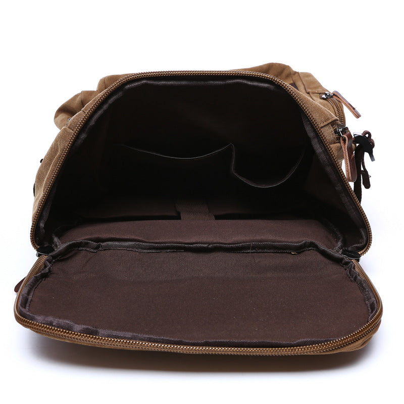 Men's Canvas Large Capacity Computer Korean Style Bags