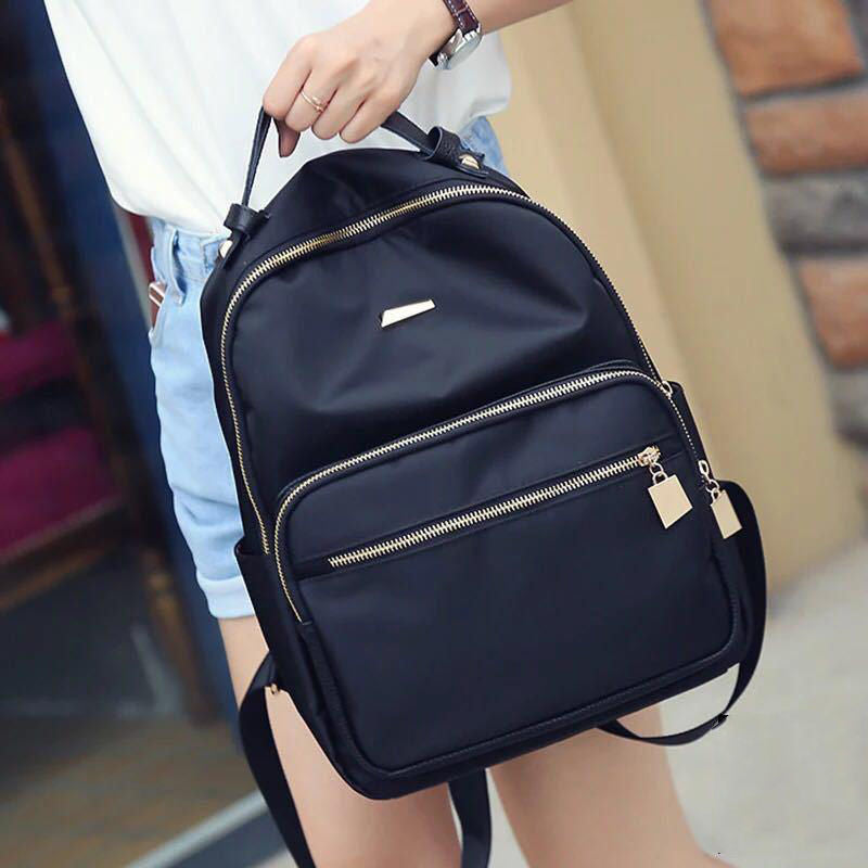 Women's Oxford Cloth Waterproof Korean High Universal Backpack