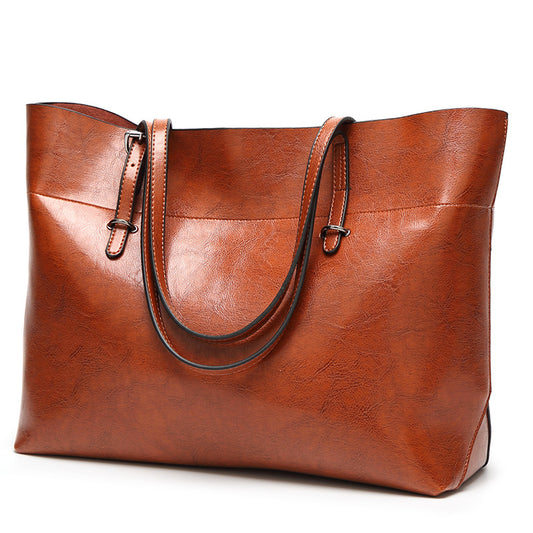 Versatile Classic Attractive Women's Trendy Leather Women's Shoulder Bag