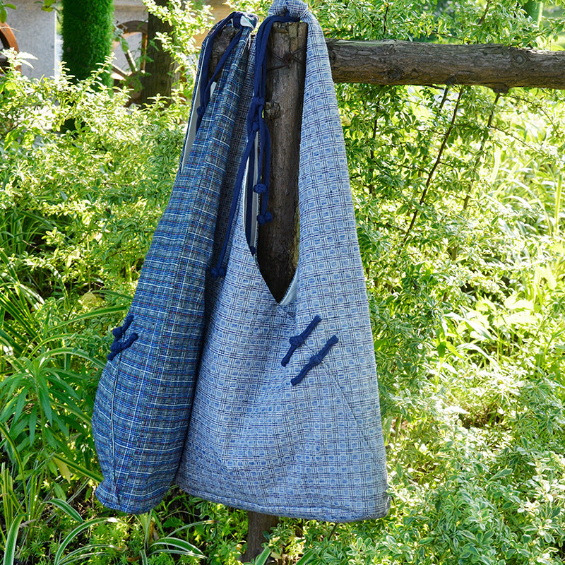 Hand-woven Cloth Handmade Hand Coarse Storage Bags