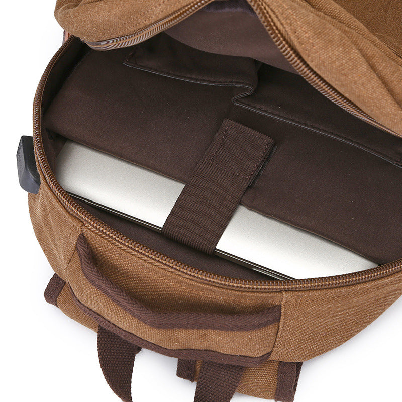 Strap Rechargeable Fashion Korean Style Trends High Universal Backpack