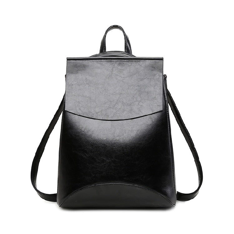 Female Genuine Made Korean Preppy Style Women's Leather Bag