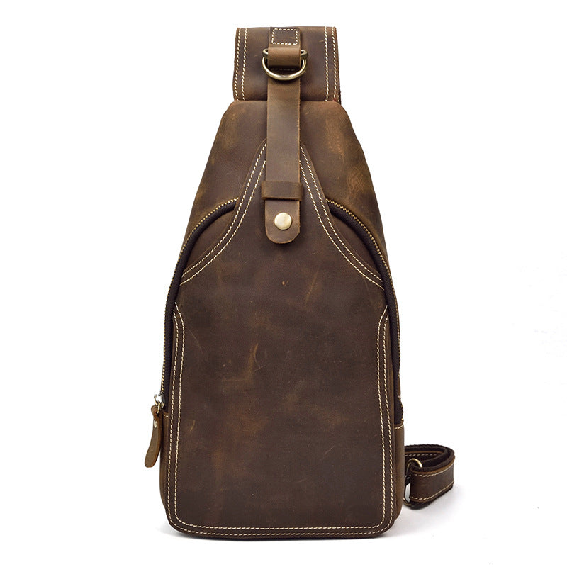 Men's Leather Retro Crazy Horse First Layer Bags