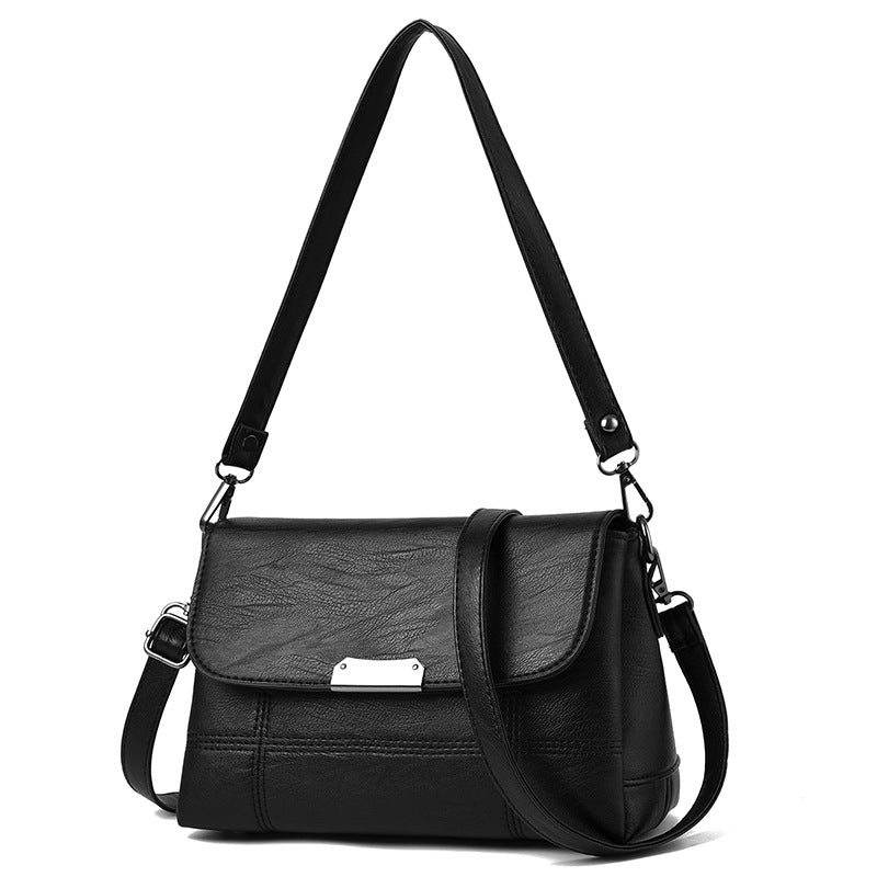 Women's Summer Soft Leather Lady Mom Large Capacity Backpacks