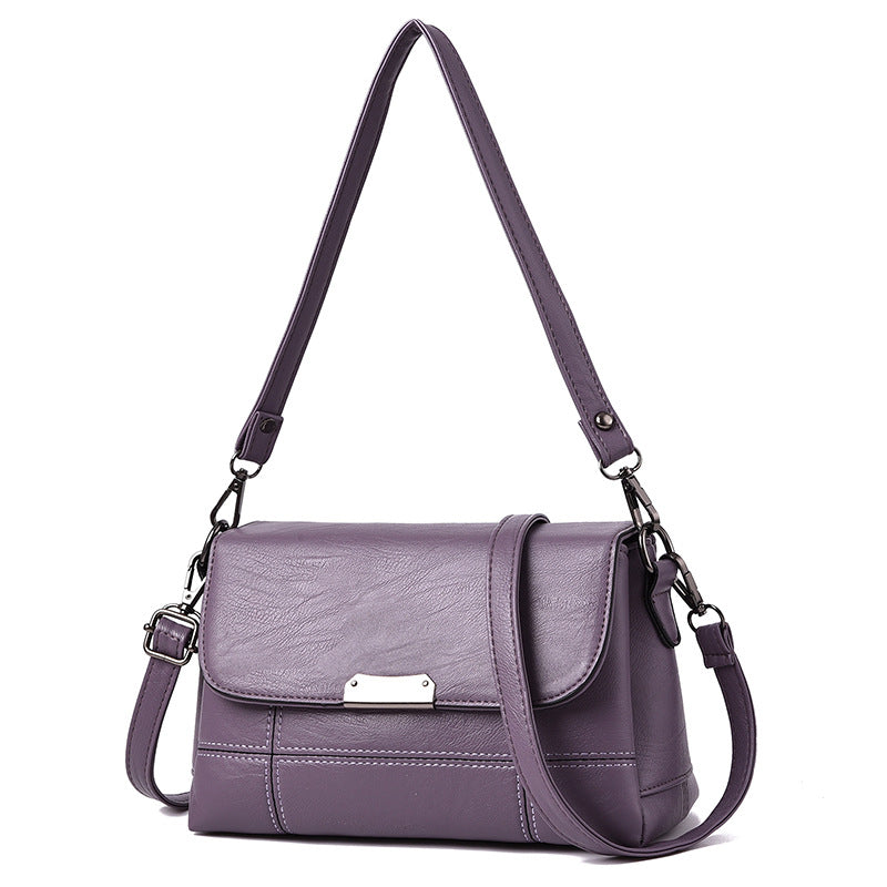 Women's Summer Soft Leather Lady Mom Large Capacity Backpacks