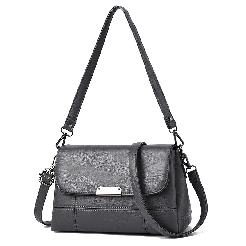 Women's Summer Soft Leather Lady Mom Large Capacity Backpacks