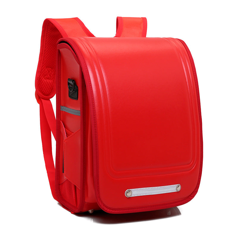 Children's Box Burden Alleviation Waterproof Spine Protection Large Primary School Bag