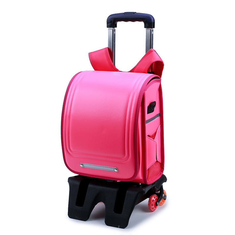 Children's Box Burden Alleviation Waterproof Spine Protection Large Primary School Bag