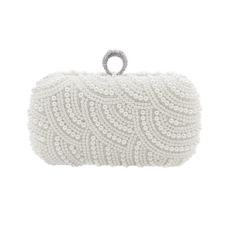 Fashion Diamond Pearl Banquet Dress Garment Bags