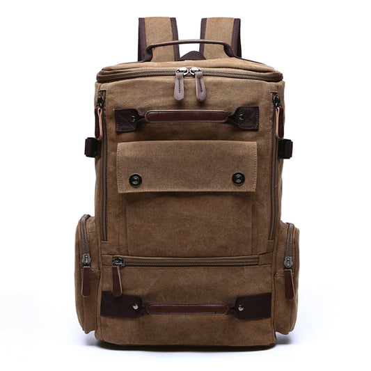 Men's Canvas Large Capacity Computer Korean Style Bags