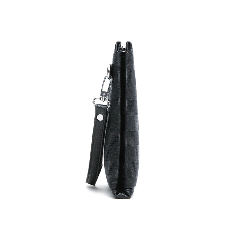 Men's Style Business Fashion Plaid Envelope Lightweight Men's Clutch