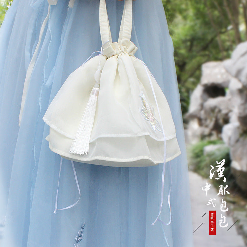 Li Daily With Chiffon Fairy Hand-held Women's Messenger Bag