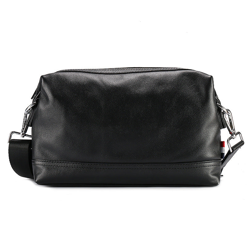 Men's Horizontal First Layer Cowhide Napa Trendy Business Men's Bags