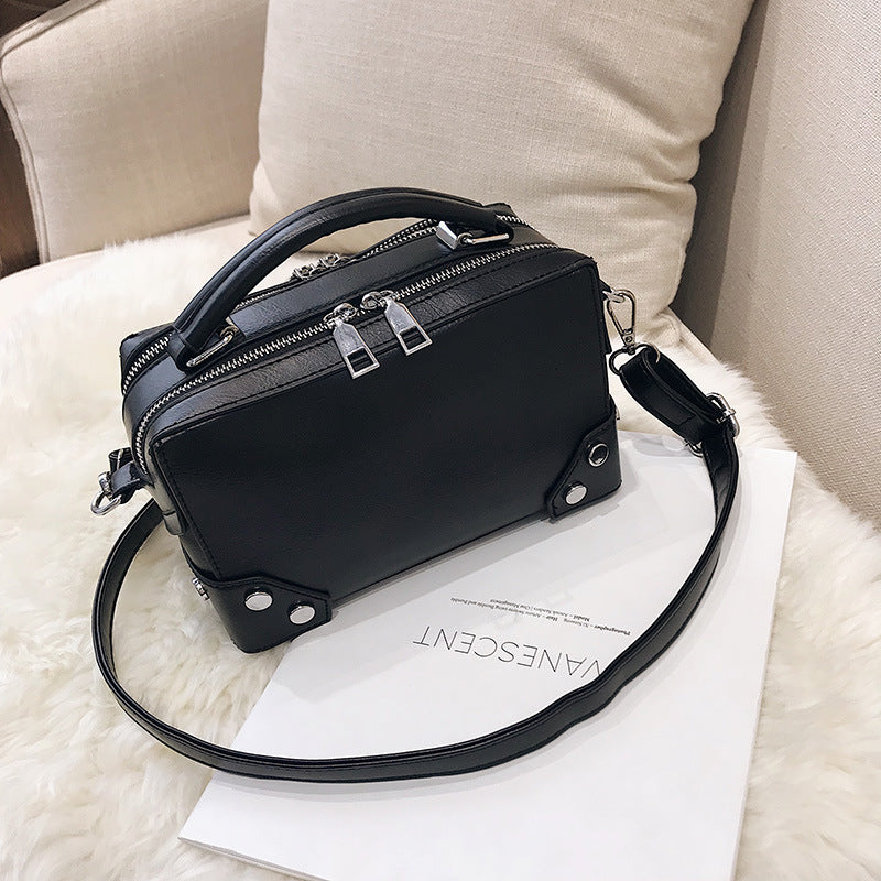 Women's Style Fashionable Retro Easy Matching Boston Shoulder Bags