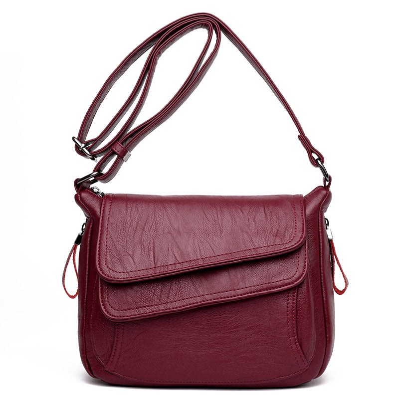 Durable Women's Korean Style Soft Leather Women's Shoulder Bag