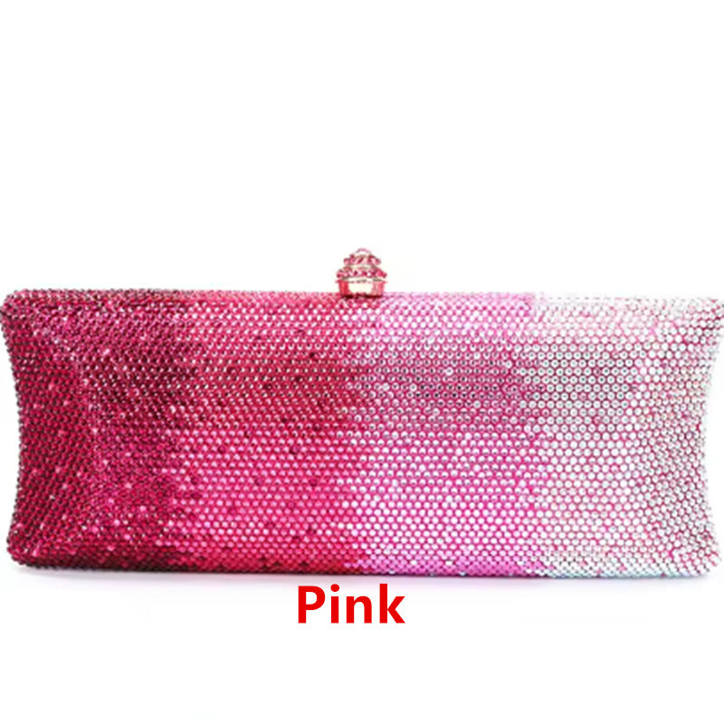 Women's Makeup Rhinestone Wedding Crystal Hot Drilling Dinner Bag