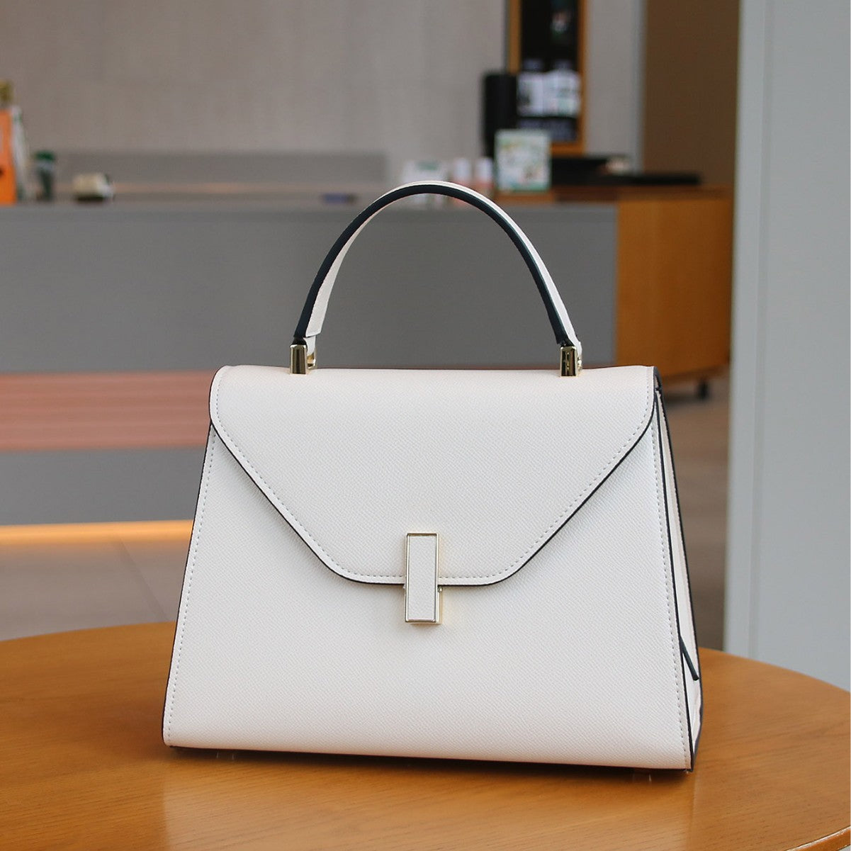 Lost Romance White High-grade Genuine Leather Bags
