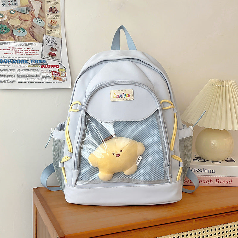Cartoon Snacks Simple Two-dimensional Grain Lightweight Junior Bags