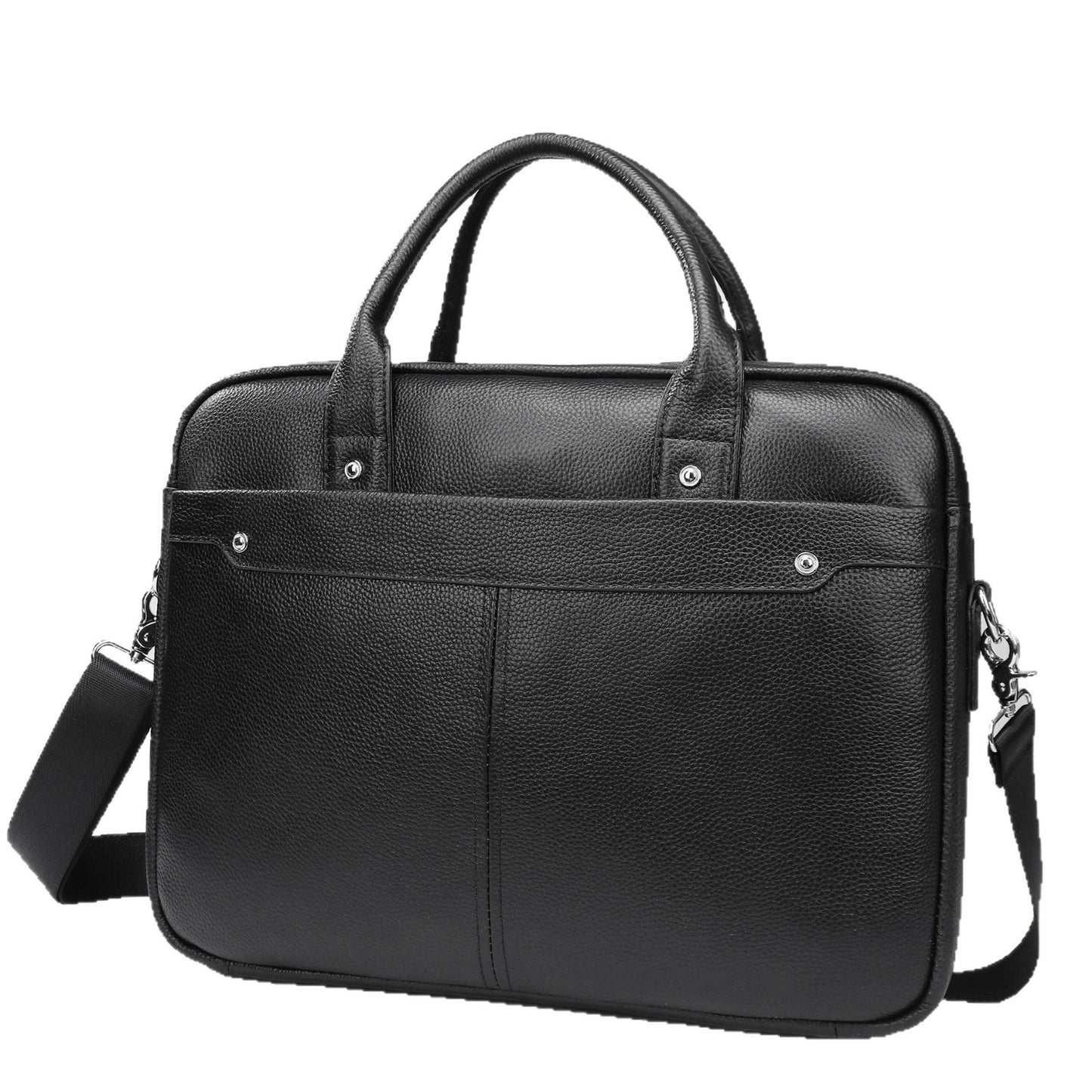 Men's First Layer Cowhide Leather Business Genuine Wider Model Available In Men's Briefcase