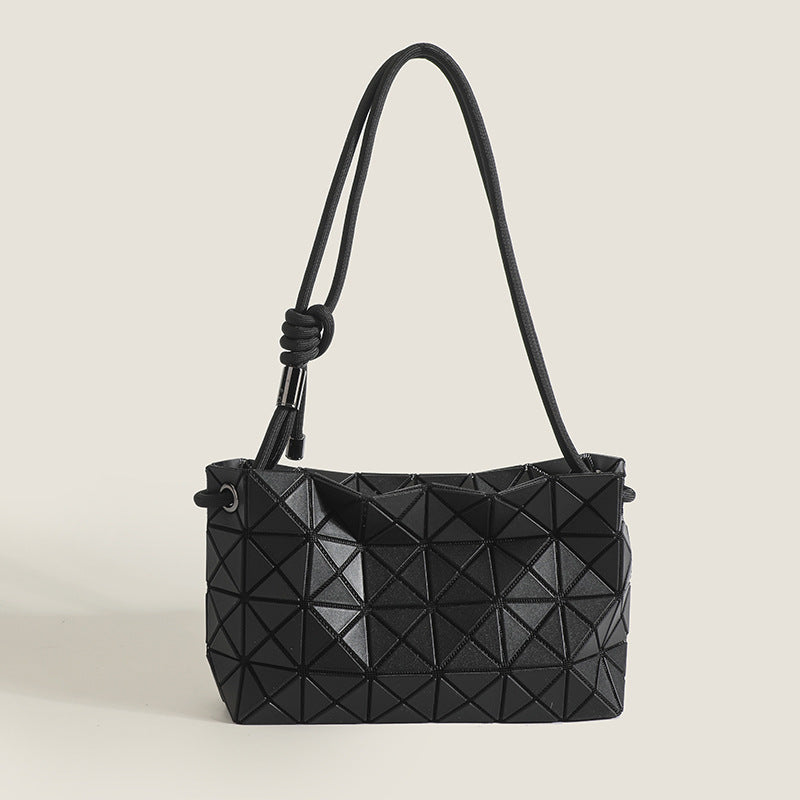 Women's Style Life Geometric Diamond Pattern Drawstring Bags