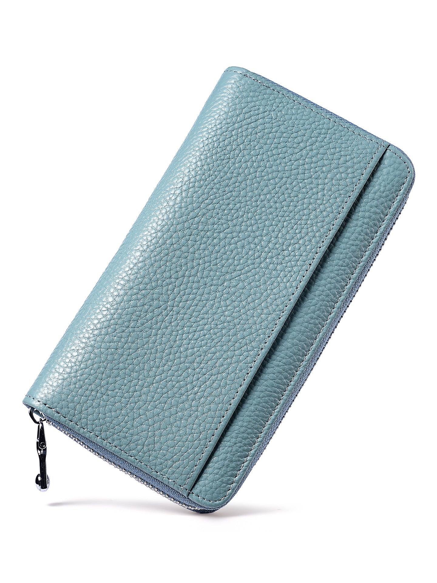 Women's & Men's Long Genuine Leather Clutch Large Capacity Purses