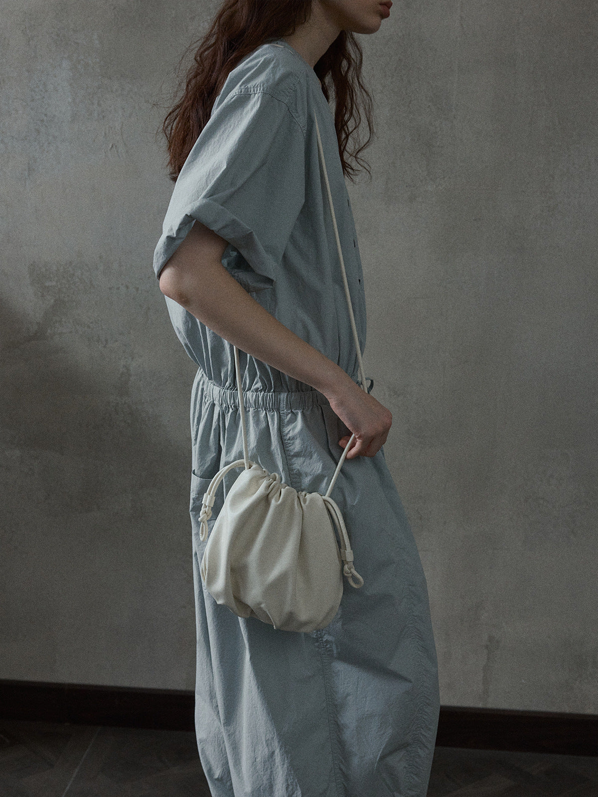 Soft Glutinous Cloud Feeling Drawstring Daily Bags