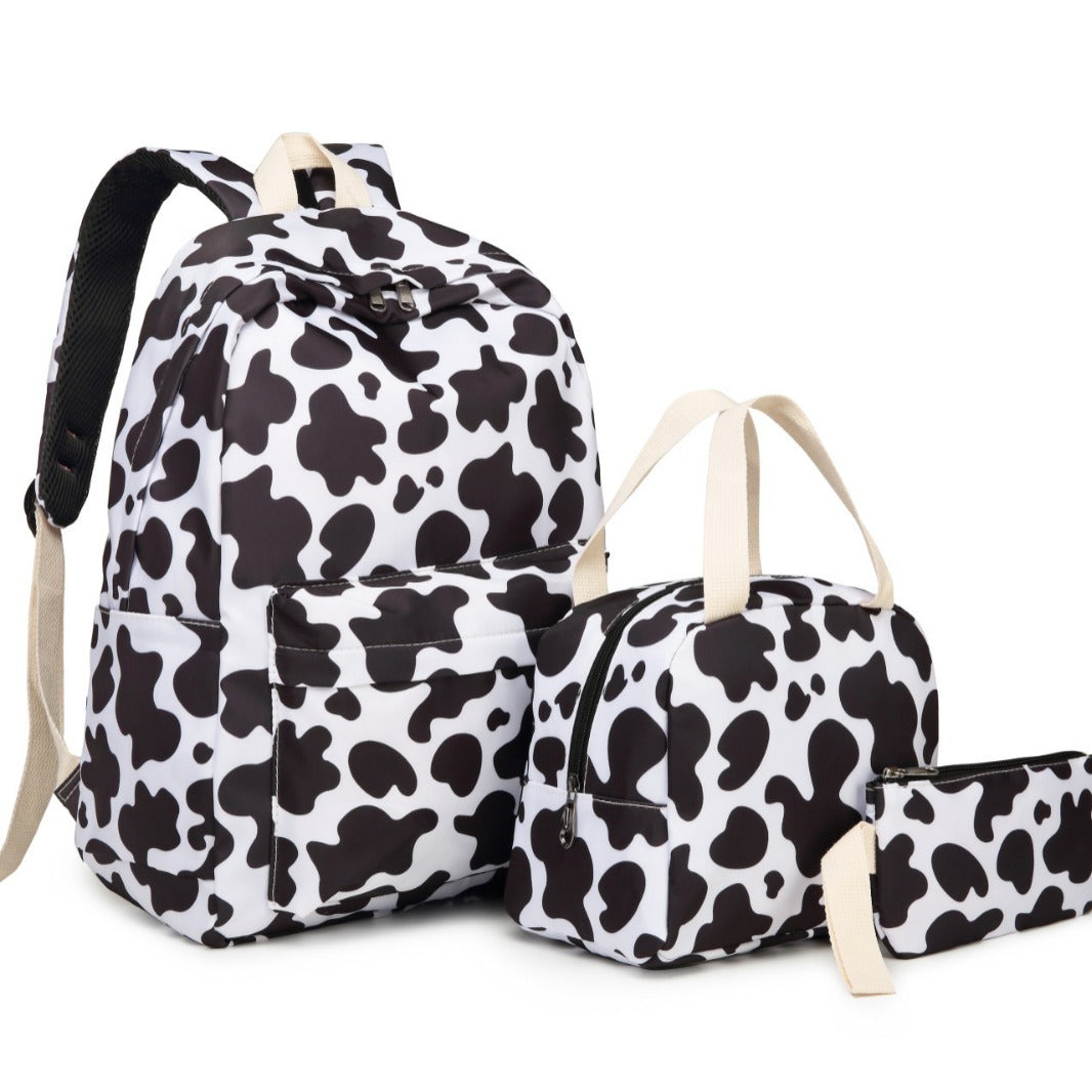 Set Combination Large Capacity Simple Lunch Pencil College Student Schoolbag