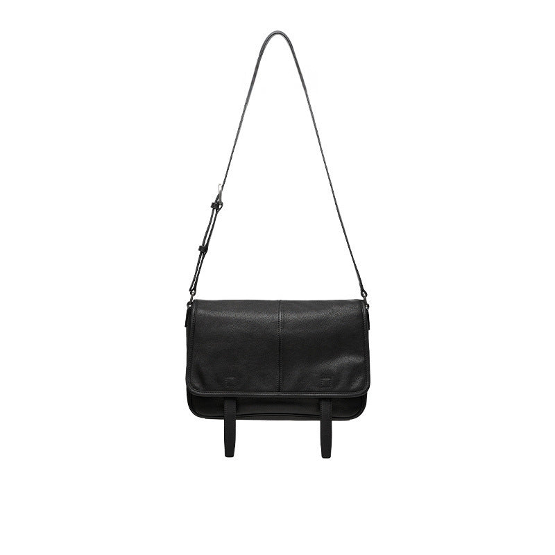 Women's Tanning Leather Versatile Retro Commuter Underarm Bags