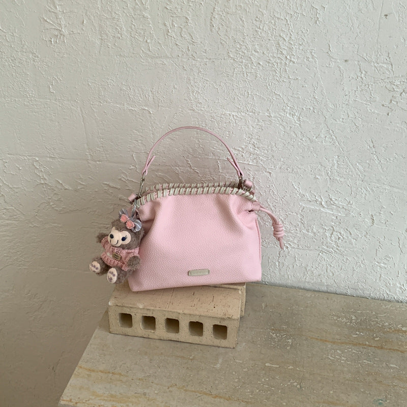 Korean Style Versatile Lucky Stitching Fresh Bags