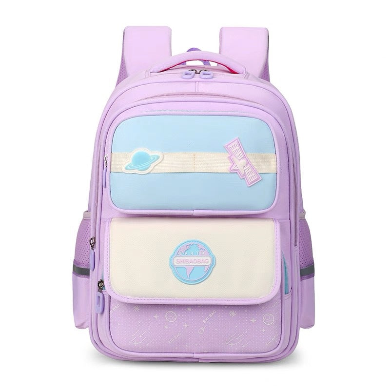 Large Capacity Breathable Waterproof Boys Grade Lightweight Spine Primary School Bag