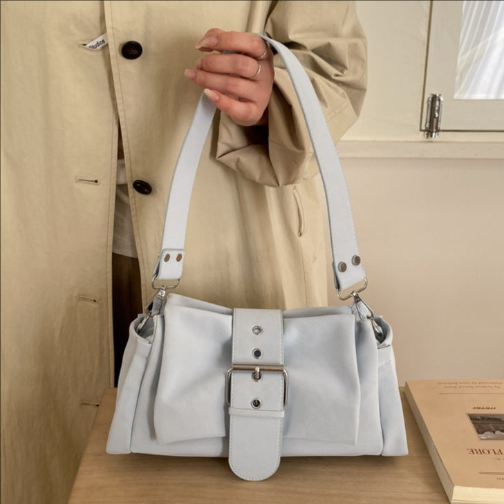 Trendy Frosted Portable Fashion Korean Retro Buckle
