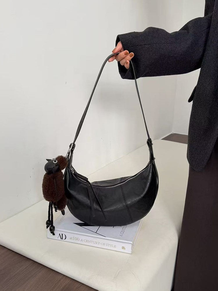 Women's Idle Style Dumpling Underarm Relaxed Portable Women's Shoulder Bag