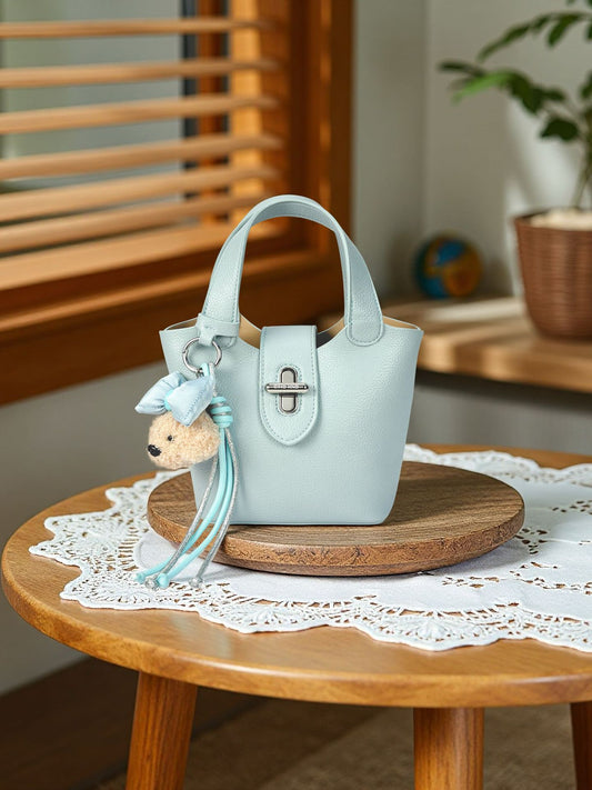 Women's Sea Salt Blue Vegetable Basket Women's Messenger Bag