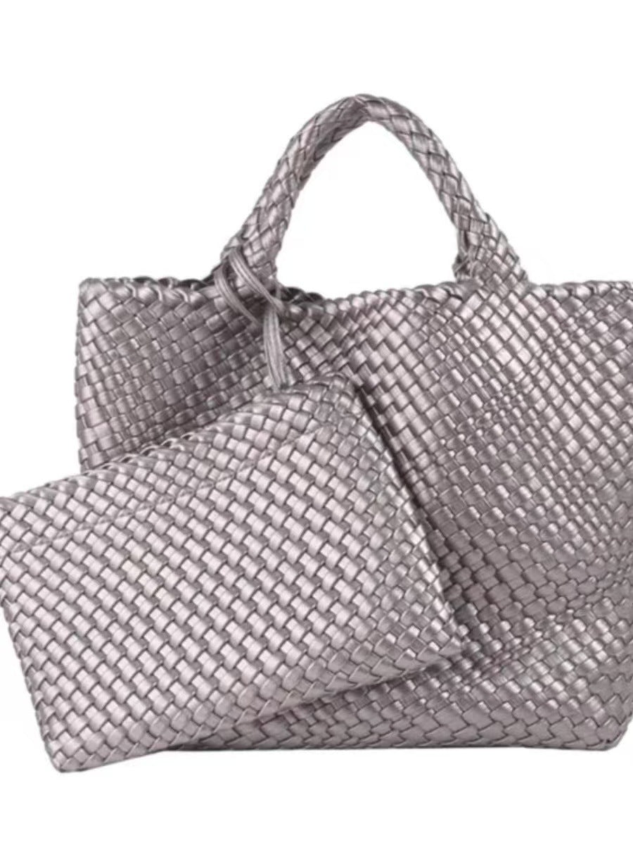 Women's Hand-woven Large Capacity Shopping Trendy Mother Bags